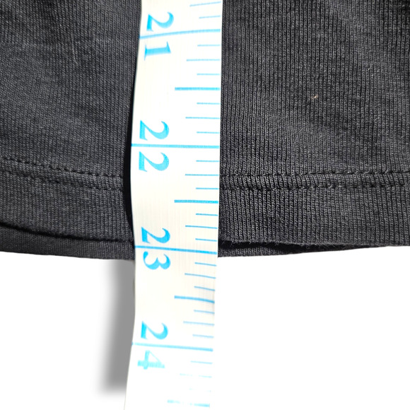 EUC Levi's Red Brand Logo Short Sleeve Rib Baby T-Shirt Sz. M Black - Picture 8 of 9